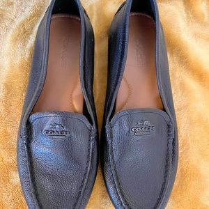 Coach Mary Lock Up black pebble leather